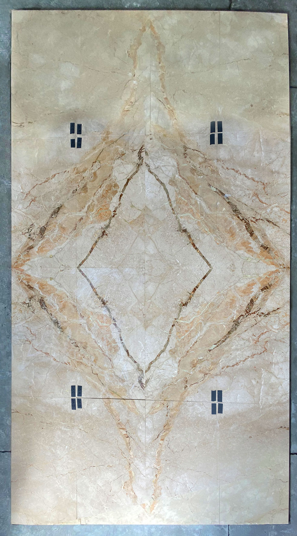 Breccia aurora marble in beige - Slabs and block avalaible