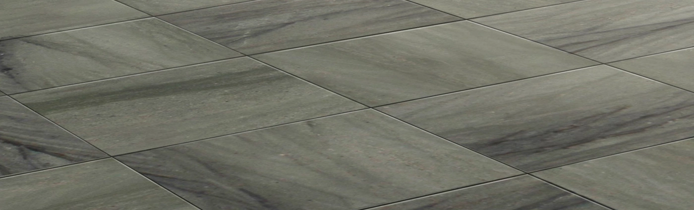 Pavimentazione con posa a casellario