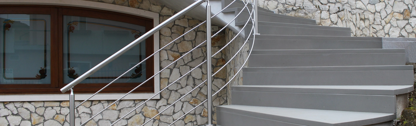 Outside stairs in granite