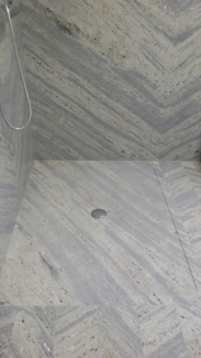 Kashmir White's shower tray