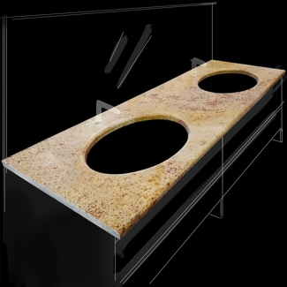 Moon Skin Granit Badplatte
