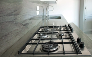 Detail of Wildsea granite countertop