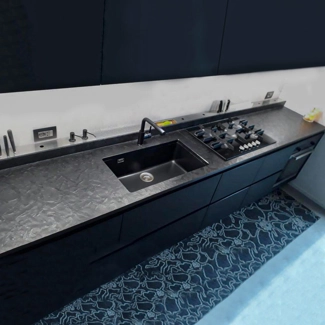 Matrix granite kitchen top