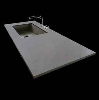 Gaia grey countertop