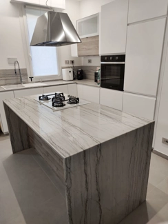 Waterfall Island Kitchen top