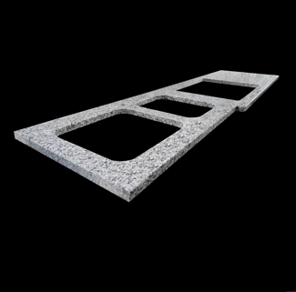 Kitchen top in Rosa Beta granite