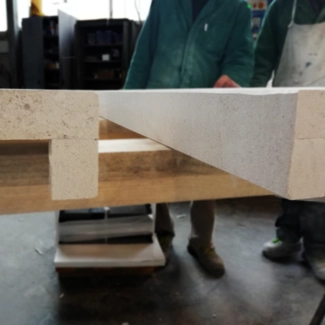 Copri-muretto in Marmo Veselje a piano rullato