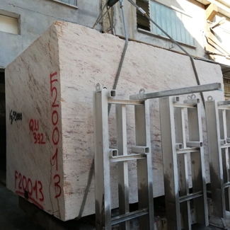 Ivory Brown Shivakashi granite  block