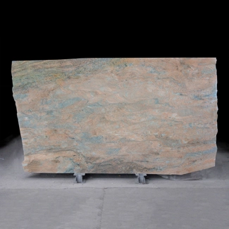 Multi-colored granite slabs