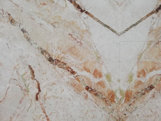 Detail of Breccia Aurora open-book