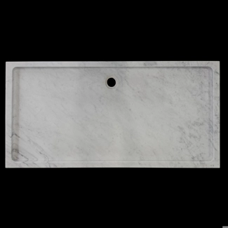 Piletta di un piatto doccia in Marmo Bianco di Carrara