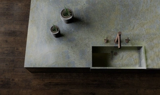 Lavello integrato Kashmir Gold