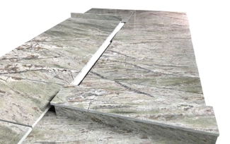 Waterfall granite stairs