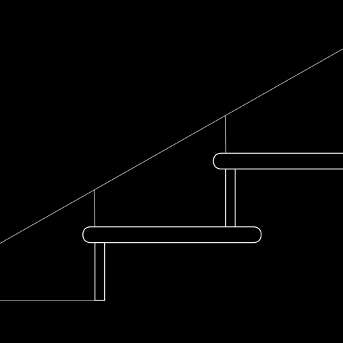 Sezione a toro con zoccolo a scivolo