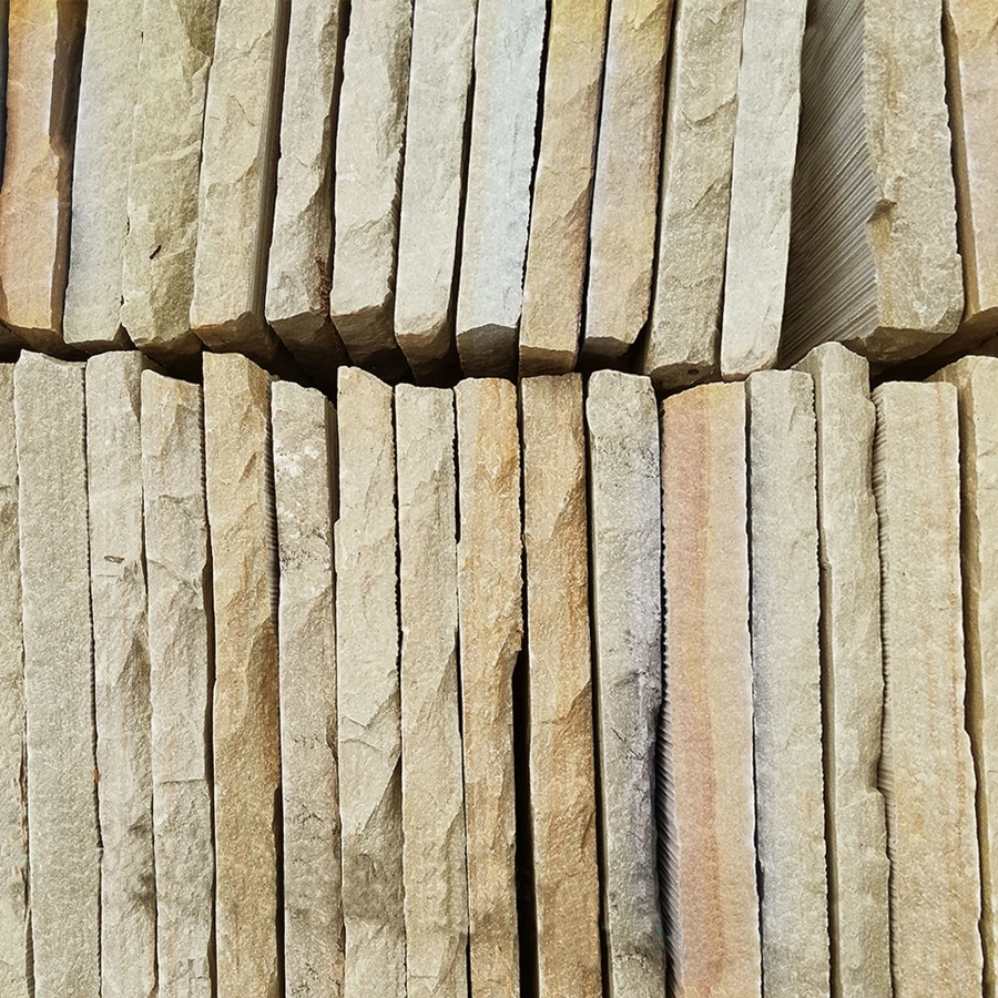 Quarzite gialla a spacco